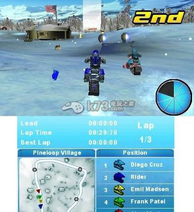 3ds 雪摩托赛车3D欧版下载-雪上摩托赛3D汉化版