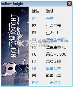 空洞骑士9项修改器下载-Hollow Knight修改器下载v1.0.0.5